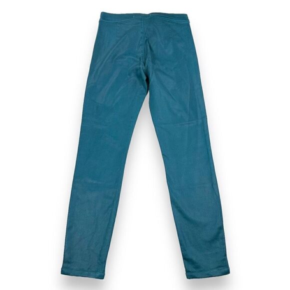 Fidelity Denim Pants Women’s Size 24 Teal Flat‎ Front Side Zip Cropped Pants - Picture 2 of 9